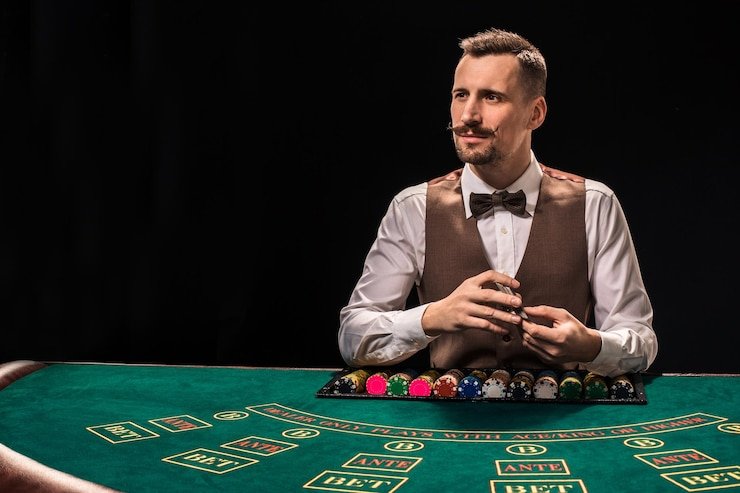 Layar ponsel menampilkan statistik roulette dan riwayat putaran terbaru di bakar777
